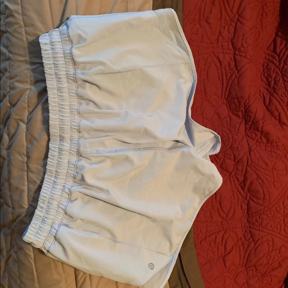 Light lavender lululemon hotty hot short long